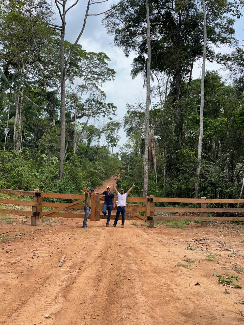 Equipe de colaboradores da fazenda