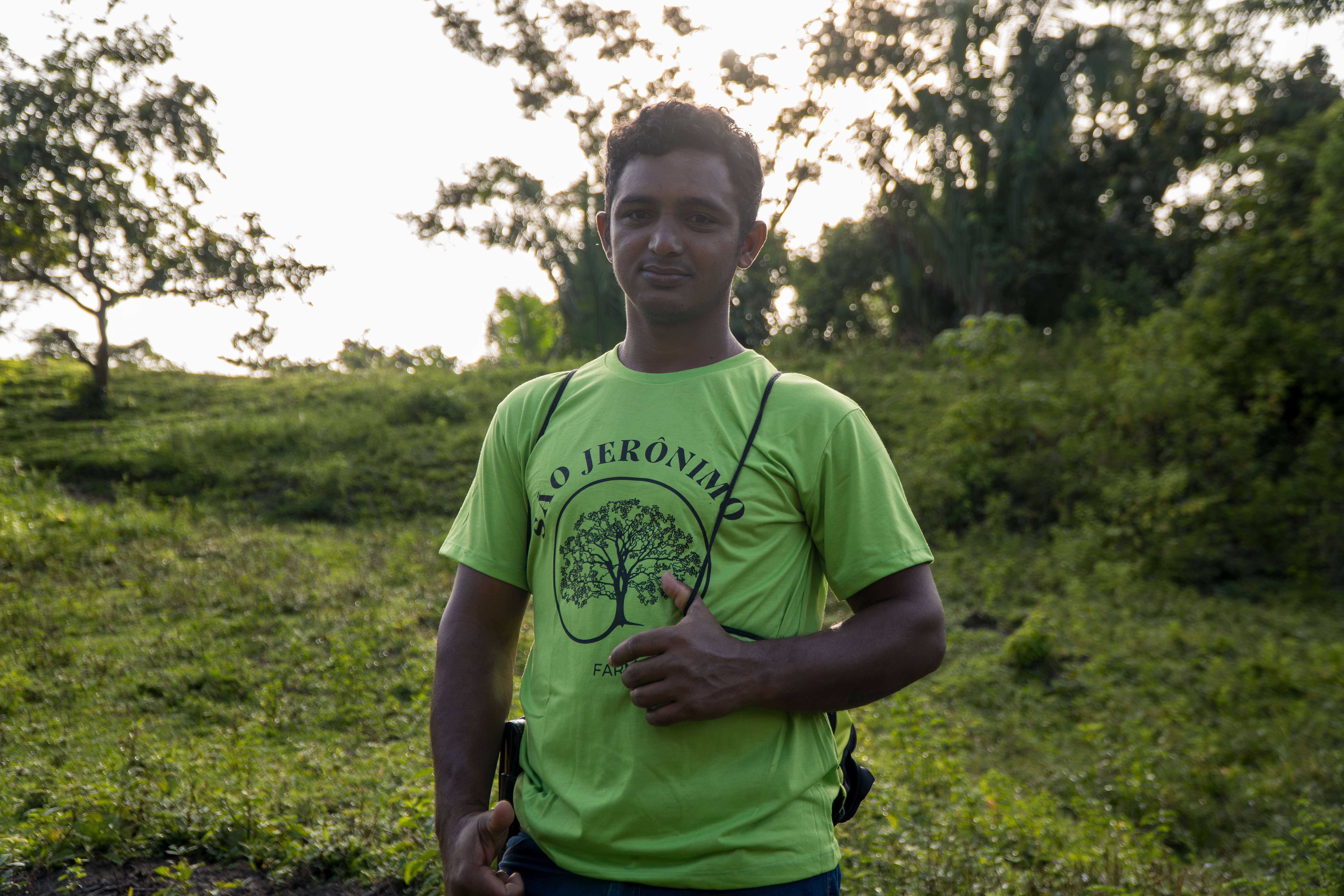 Equipe de colaboradores da fazenda
