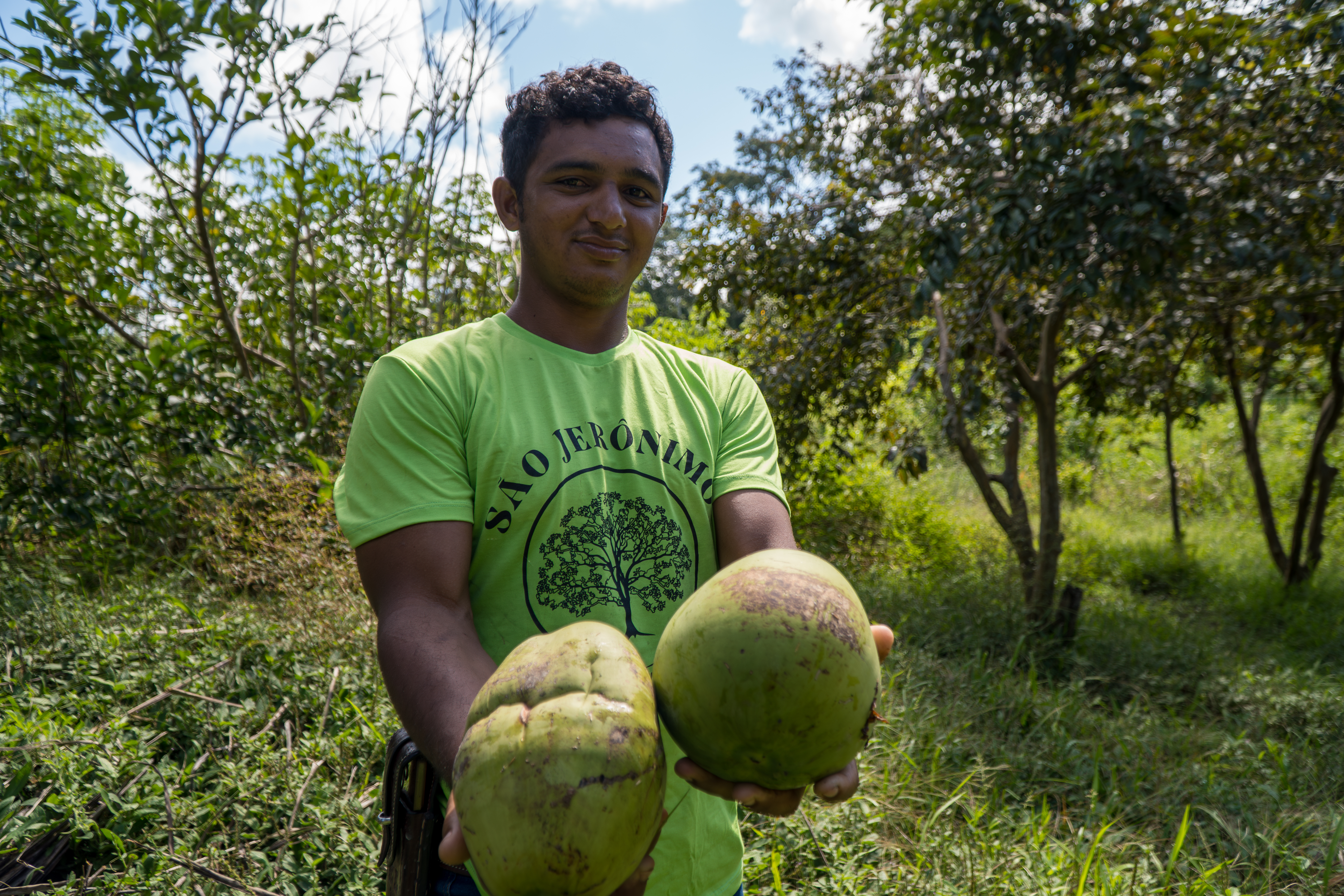 Equipe de colaboradores da fazenda